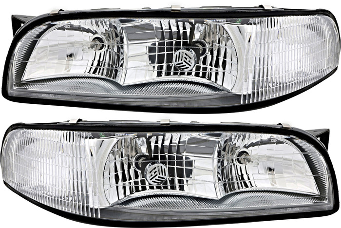 1997-1999 Buick LeSabre Headlights Driver Left and Passenger Right Side Halogen