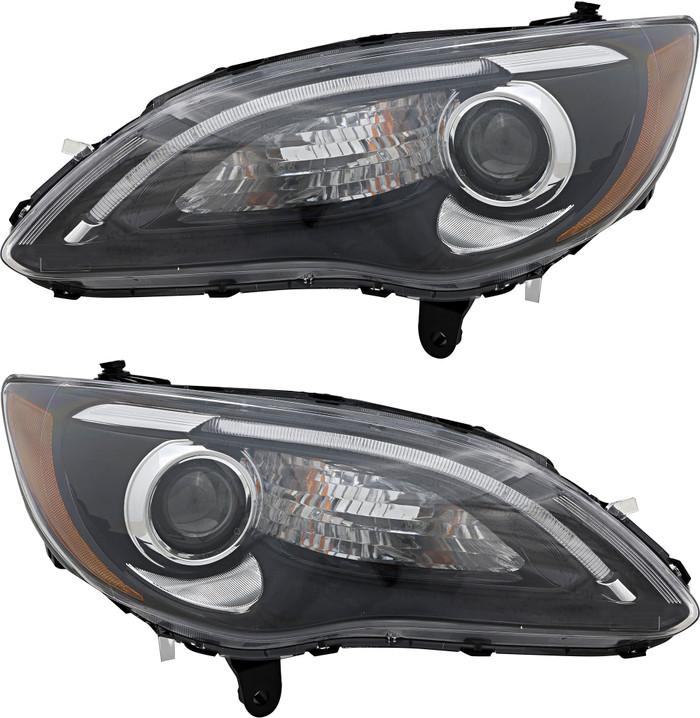 2011-2014 Chrysler 200 S Headlights Driver Left and Passenger Right Side Halogen
