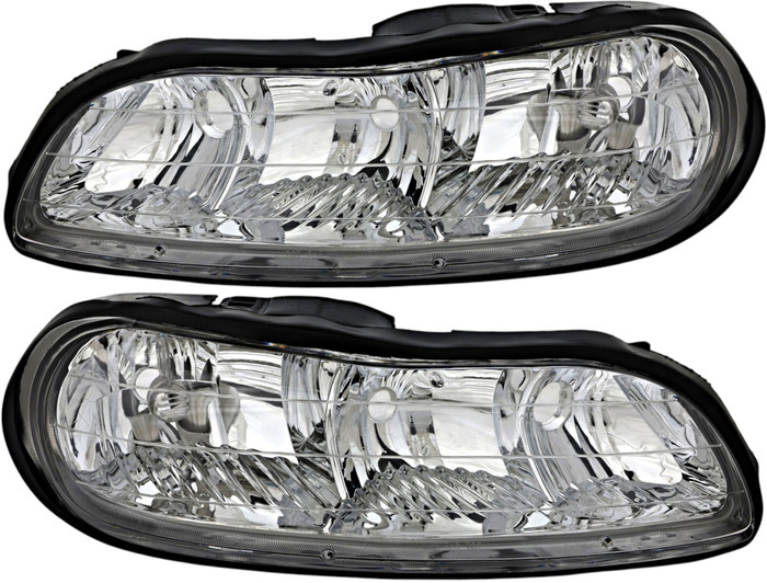 1997-2003 Chevrolet Malibu Headlights Driver Left and Passenger Right Side Halogen