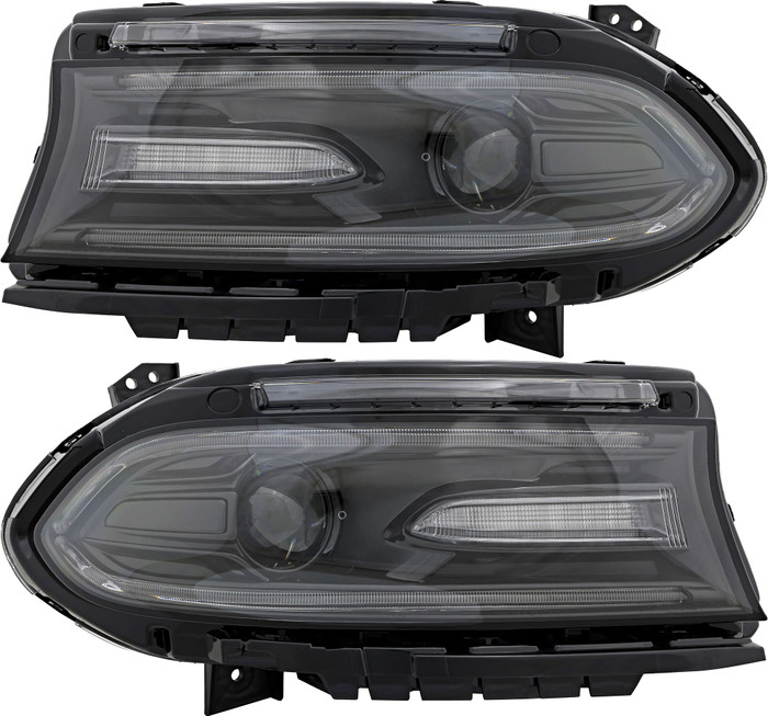 2018-2020 Dodge Charger Headlights Driver Left and Passenger Right Side Halogen