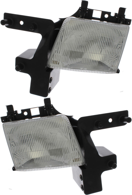 1999-2003 Dodge Ram 1500 Van Headlights Driver Left and Passenger Right Side Halogen