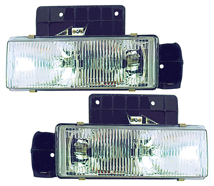 1985-2005 GMC Safari Headlights Driver Left and Passenger Right Side Halogen