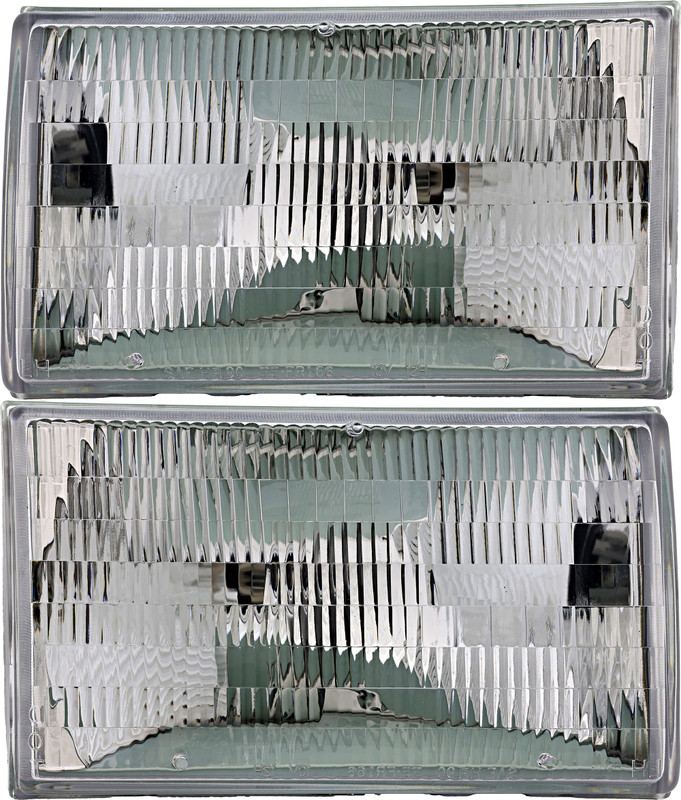 1990-1994 Lincoln Town Car Headlights Driver Left and Passenger Right Side Halogen