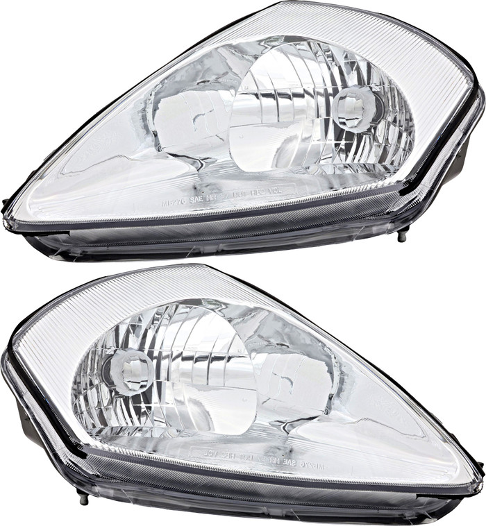 2002-2005 Mitsubishi Eclipse Headlights Driver Left and Passenger Right Side Halogen
