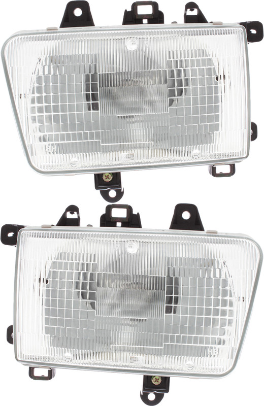 1992-1995 Toyota 4Runner Headlights Driver Left and Passenger Right Side Halogen
