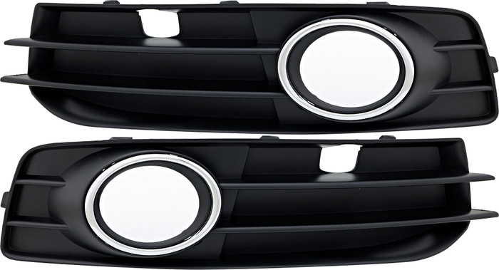 2009-2013 Audi A3 Fog Light Trim Driver Left and Passenger Right Side Chrome Trim With Sport Package