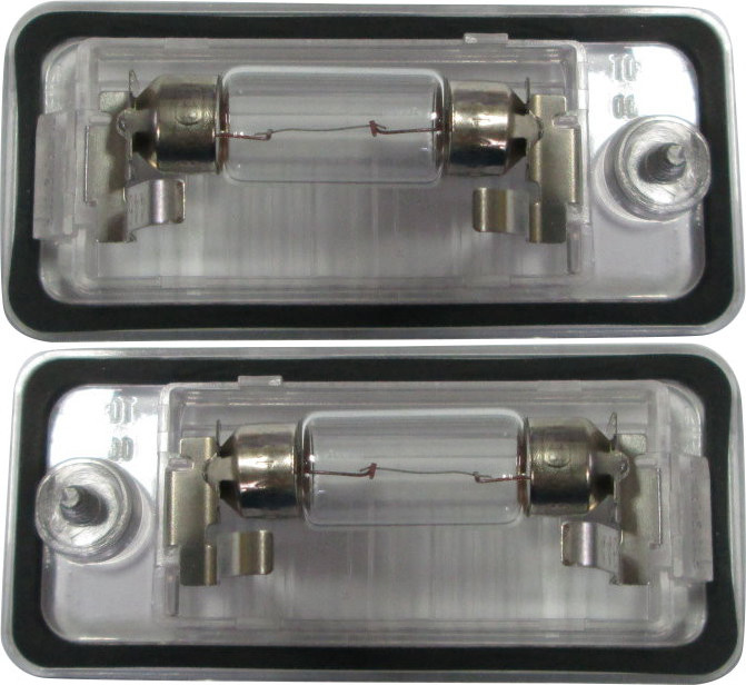 2008-2017 Audi A8 License Light Driver Left and Passenger Right Side