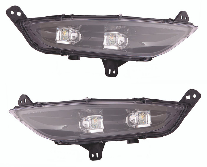 2015-2016 Chrysler 200 Fog Light Driver Left and Passenger Right Side LED CH2592149