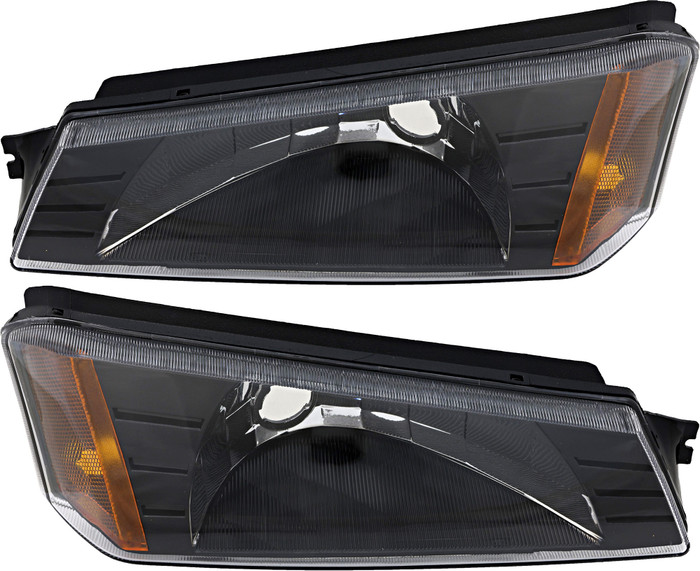2002-2006 Chevrolet Avalanche Parking Light Driver Left and Passenger Right Side With Body Cladding