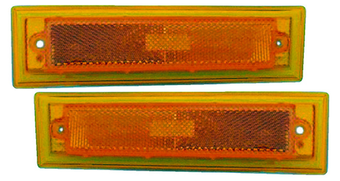 1981-1991 Chevrolet C3500 Corner Light Driver Left and Passenger Right Side Without Chrome Trim