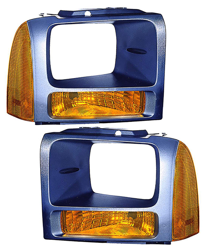 2006-2007 Ford F350 Parking Light Driver Left and Passenger Right Side