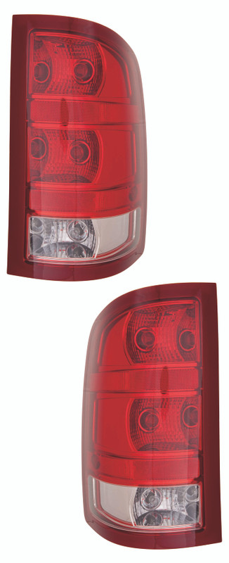 2010-2011 GMC Sierra 1500 Tail Light Driver Left and Passenger Right Side