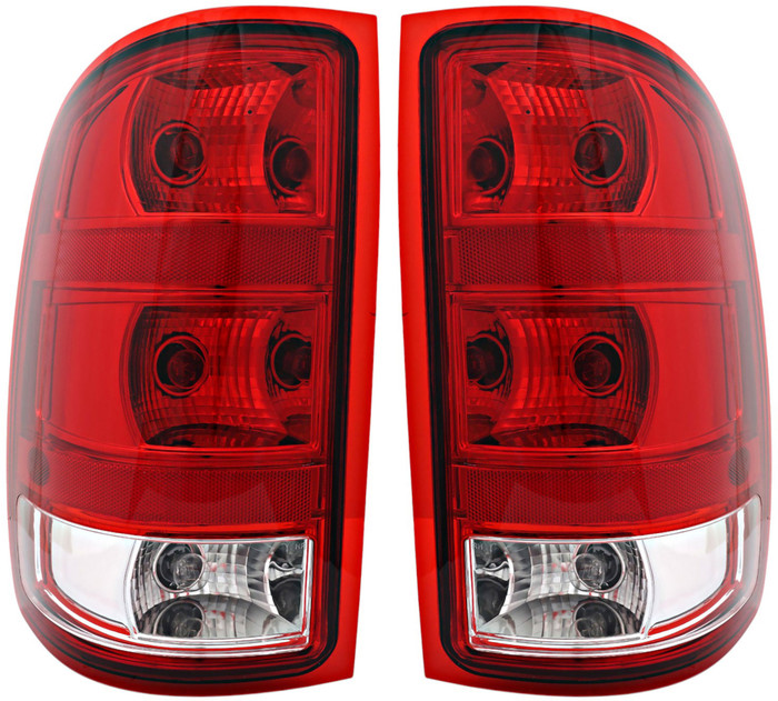 2007-2013 GMC Sierra 2500 Tail Light Driver Left and Passenger Right Side