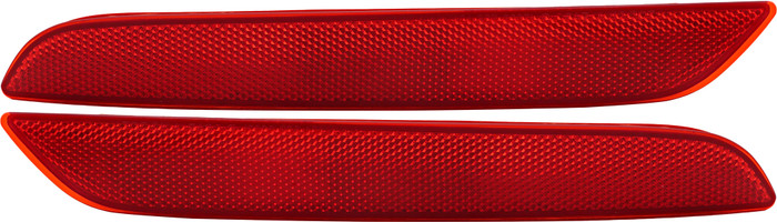 2014-2015 Honda Civic Coupe Rear Reflector Driver Left and Passenger Right Side