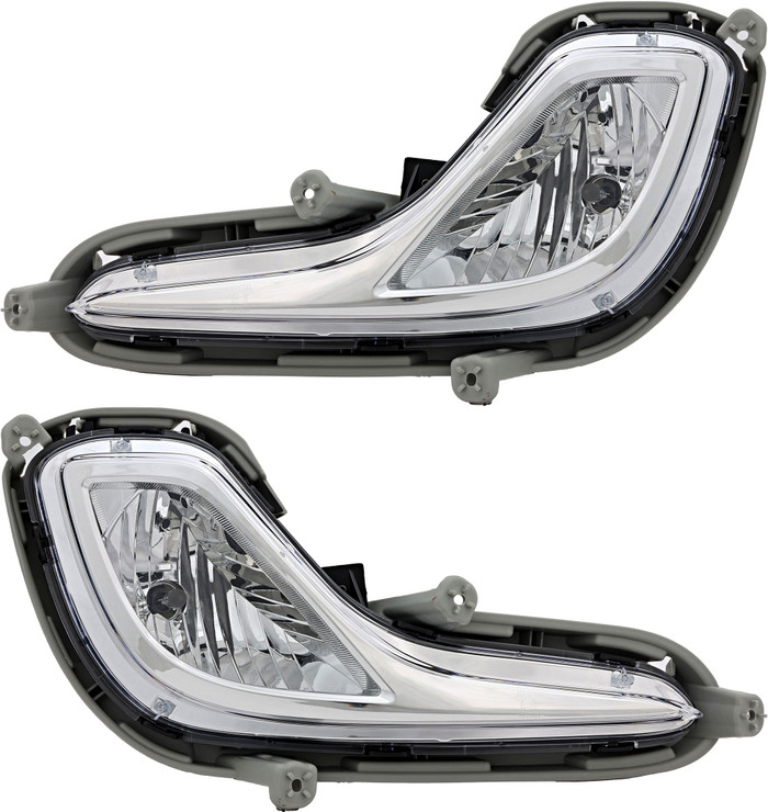 2012-2017 Hyundai Accent Sedan Fog Light Driver Left and Passenger Right Side