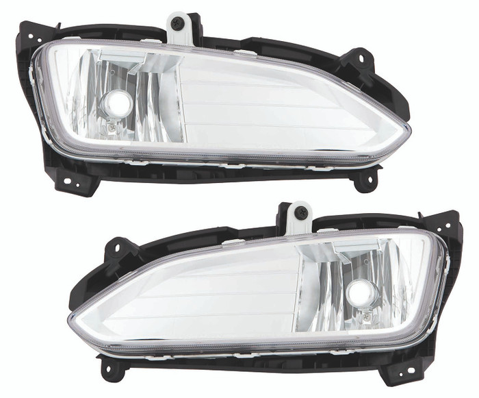 2013-2016 Hyundai Santa Fe Fog Light Driver Left and Passenger Right Side HY2592141