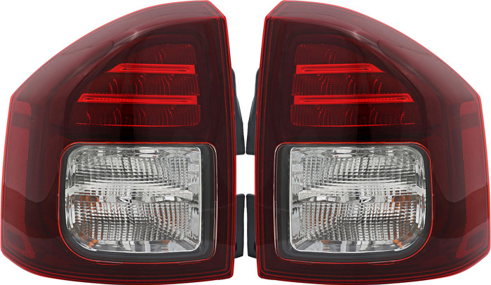 2014-2017 Jeep Compass Tail Light Driver Left and Passenger Right Side LED