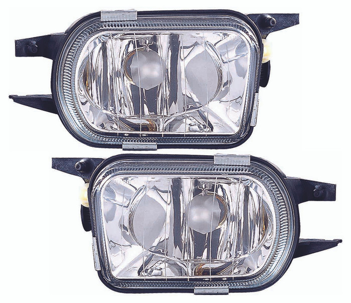2001-2004 Mercedes Benz C Class Sedan Fog Light Driver Left and Passenger Right Side Excluding AMG and Sport