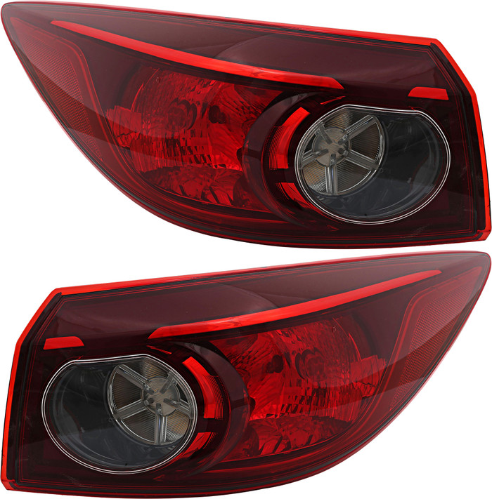 2014-2018 Mazda 3 Sedan Tail Light Driver Left and Passenger Right Side Japan/Mexico Built
