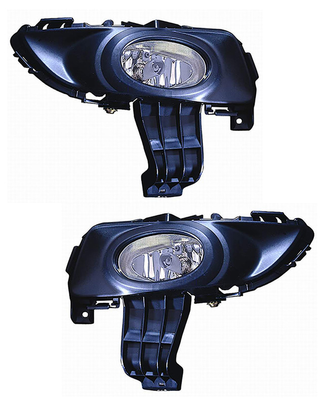 2004-2006 Mazda 3 Sedan Fog Light Driver Left and Passenger Right Side