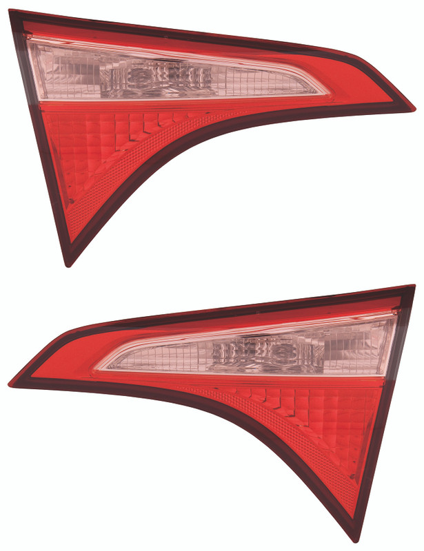 2017 Toyota Corolla Inner Tail Light Driver Left and Passenger Right Side