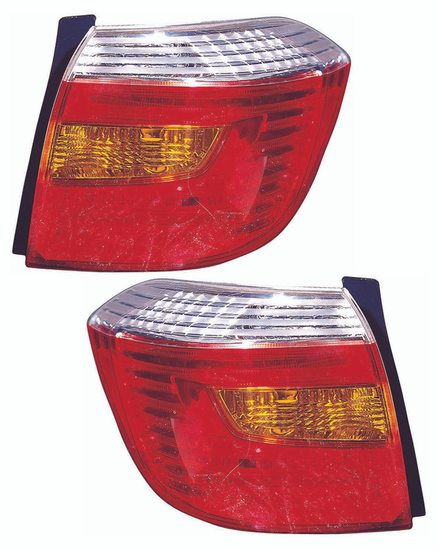 2008-2010 Toyota Highlander Tail Light Driver Left and Passenger Right Side USA Built Base/Limited/SE Model Only