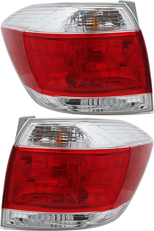 2011-2013 Toyota Highlander Tail Light Driver Left and Passenger Right Side TO2800185