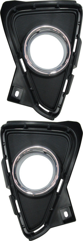 2015-2016 Toyota RAV4 LE/XLE/Limited Fog Light Cover Driver Left and Passenger Right Side Chrome Trim