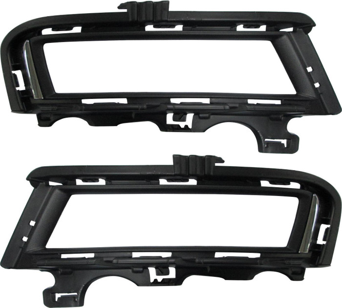 2015-2017 Volkswagen Golf Fog Light Trim Driver Left and Passenger Right Side Chrome Trim