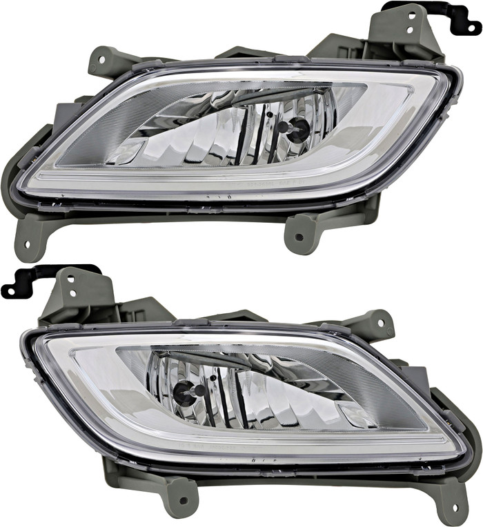 2012-2017 Hyundai Veloster Fog Light Driver Left and Passenger Right Side Excluding Turbo Model