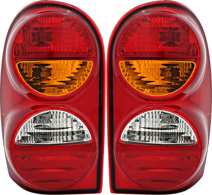 2002-2004 Jeep Liberty Tail Light Driver Left and Passenger Right Side