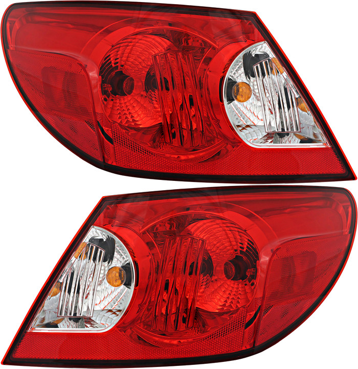 2007-2008 Chrysler Sebring Sedan Tail Light Driver Left and Passenger Right Side