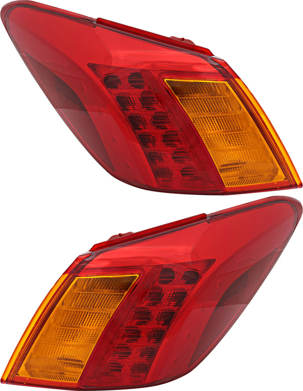 2009-2010 Nissan Murano Tail Light Driver Left and Passenger Right Side