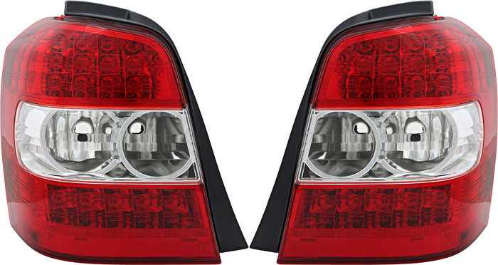 2006-2007 Toyota Highlander Hybrid Tail Light Driver Left and Passenger Right Side