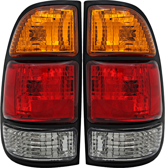 2000-2006 Toyota Tundra Base,Limited,SR5 Tail Light Driver Left and Passenger Right Side Base Model : Fleetside (Standard Bed), 2-Door, Standard Cab Pickup (Regular Cab)