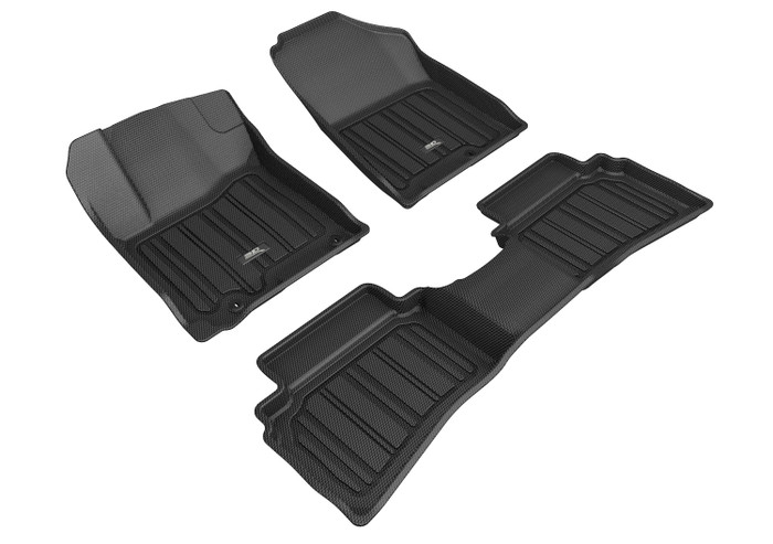 2020-2022 Hyundai Venue Floor Mats Liners Front and Rear Row Elitect Black