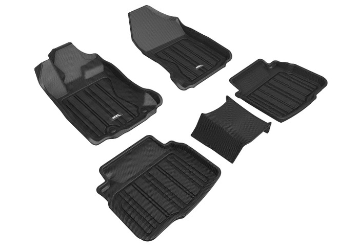 2020-2022 Subaru Outback Floor Mats Liners Front and Rear Row Elitect Black