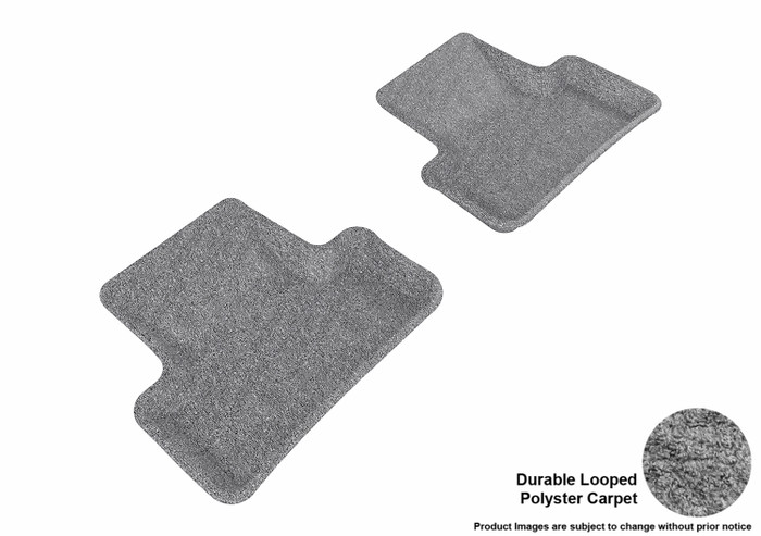 2013-2017 Audi SQ5 Floor Mats Liners Rear Row Classic Gray