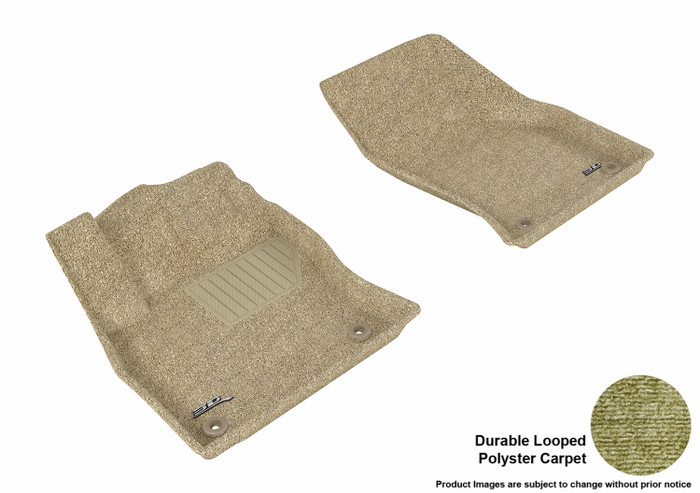 2017-2020 Audi RS3 Floor Mats Liners Front Row Classic Tan
