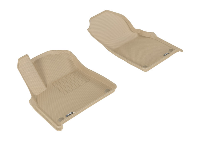2020-2022 Audi SQ8 Floor Mats Liners Front Row Kagu Tan