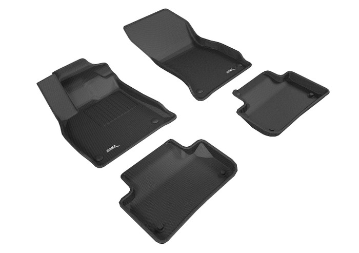 2020-2022 Audi Q5 PHEV Floor Mats Liners Front and Rear Row Kagu Black