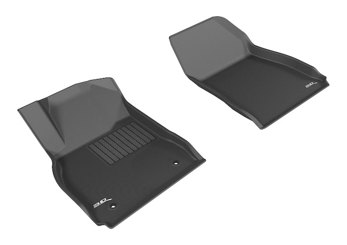 2013-2019 Cadillac XTS Floor Mats Liners Front Row Kagu Black