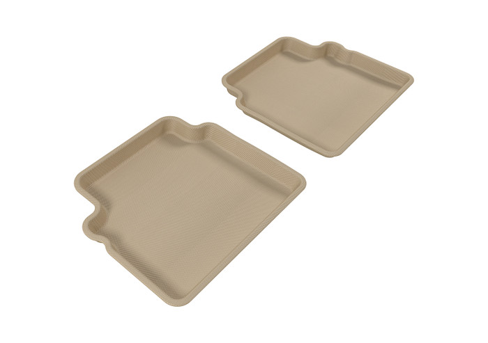 2007-2011 Chevrolet Aveo Floor Mats Liners Rear Row Kagu Tan