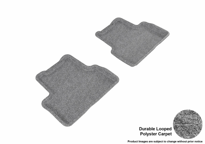 2011-2015 Chevrolet Cruze Floor Mats Liners Rear Row Classic Gray