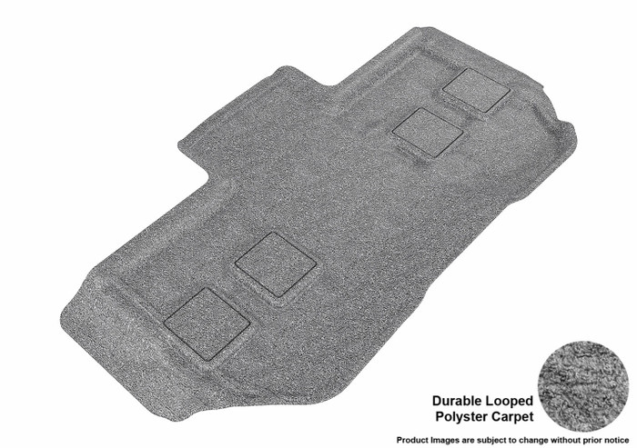 2011-2014 Chevrolet Suburban Floor Mats Liners 3rd Rear Row Classic Gray 7 Seat