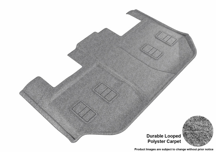 2015-2020 GMC Yukon XL Floor Mats Liners 3rd Rear Row Classic Gray 7 Seat