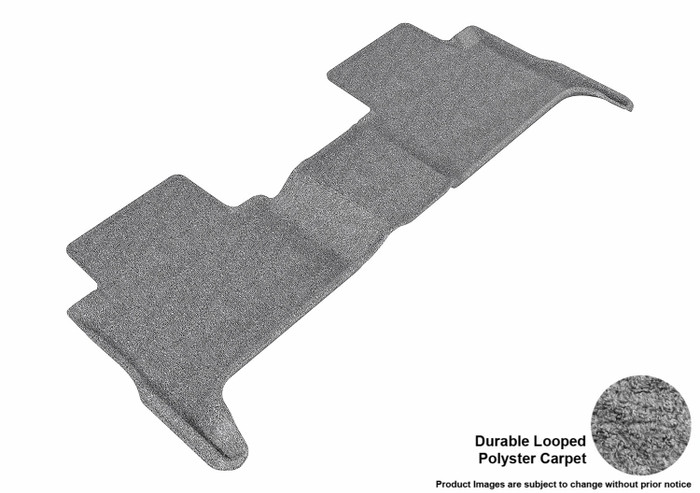 2015-2022 GMC Canyon Crew Cab Floor Mats Liners Rear Row Classic Gray
