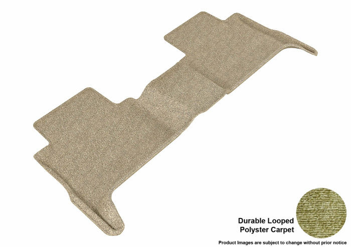2015-2022 GMC Canyon Crew Cab Floor Mats Liners Rear Row Classic Tan
