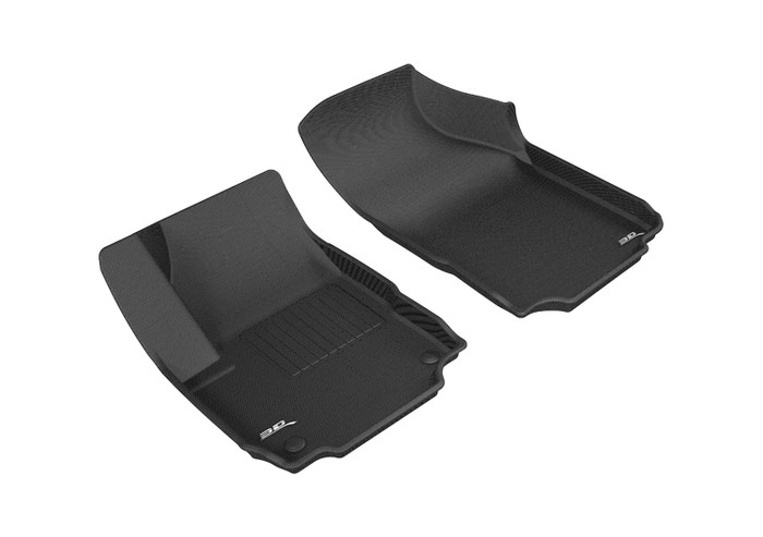 2018-2022 Chevrolet Equinox Floor Mats Liners Front Row Kagu Black