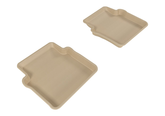 2012-2014 Dodge Avenger Floor Mats Liners Rear Row Kagu Tan
